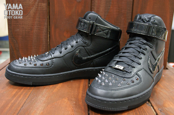 black air forces with spikes