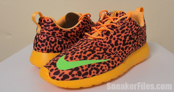 Video: Nike Roshe Run FB Orange Leopard 