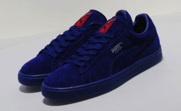 blue and red pumas