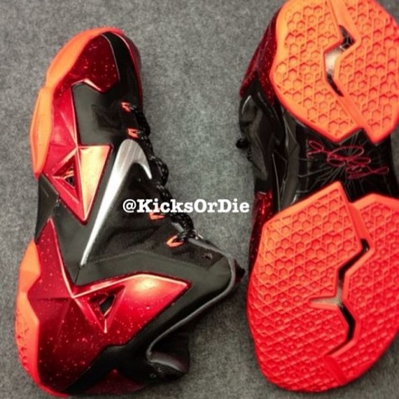Nike LeBron XI (11) – Red – Black - Preview | SneakerFiles