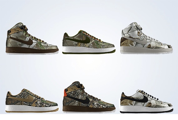 NIKEiD Air Force 1 – Realtree Camo Options Now Available