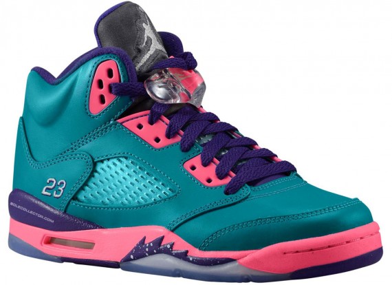 turquoise pink and white jordans
