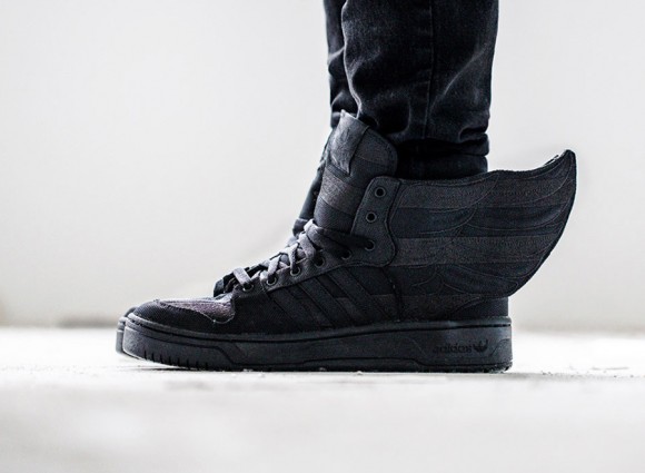 ASAP Rocky x Jeremy Scott adidas Wings 2.0 “Black Flag” - Another Look |  SneakerFiles