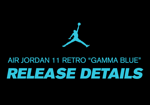 Air Jordan 11 “Gamma Blue” – Foot 