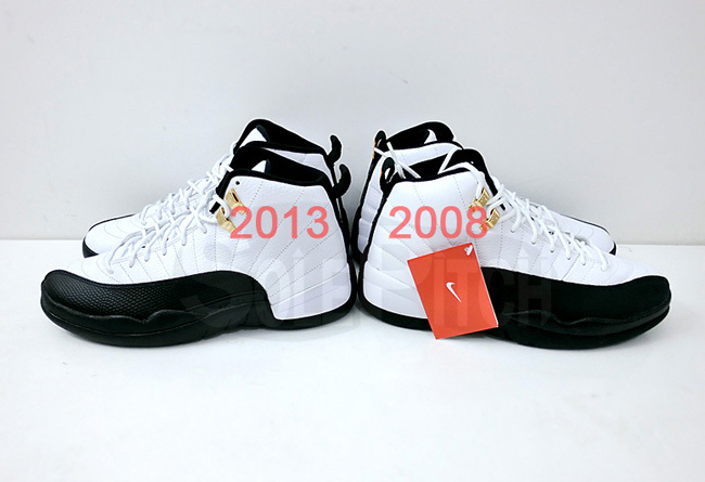 Air Jordan XII (12) 'Taxi' | 2008 vs. 2013 Comparison- SneakerFiles