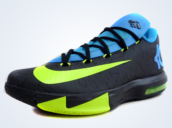 kd 6 black and blue Kevin Durant shoes 