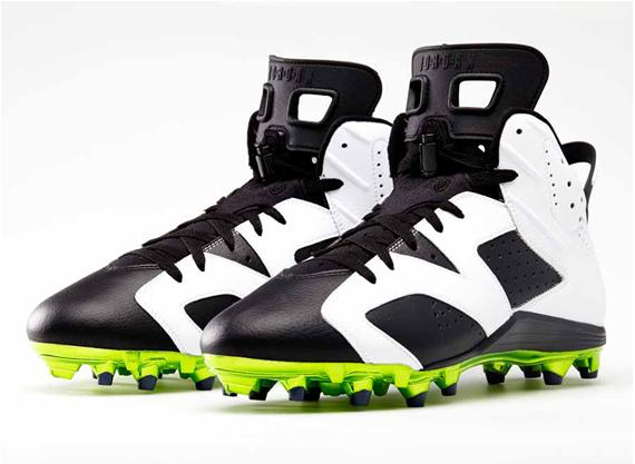 Air Jordan 6 Retro Cleats for Michael Crabtree and Earl Thomas