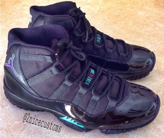 Air Jordan 11 “Black Grape” Custom | SneakerFiles