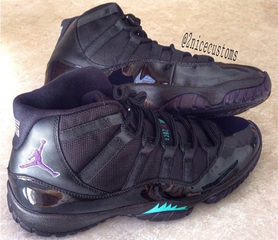 Air Jordan 11 “Black Grape” Custom | SneakerFiles