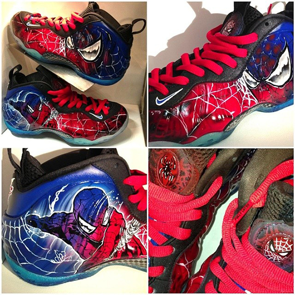custom spiderman shoes