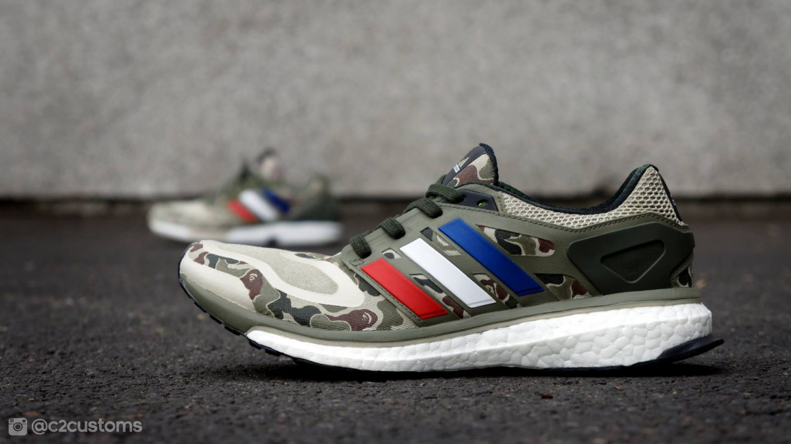 adidas Energy Boost 'A Bathing Ape' Custom | SneakerFiles