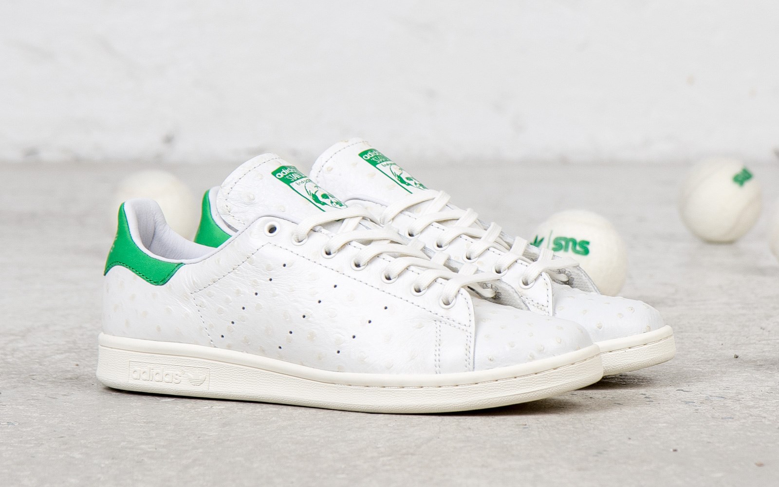stan smith ostrich leather