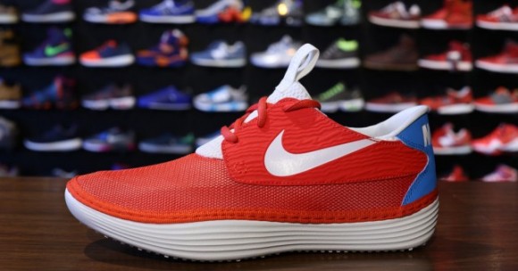 nike solarsoft moccasin red