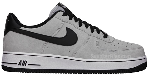 air force ones grey and black