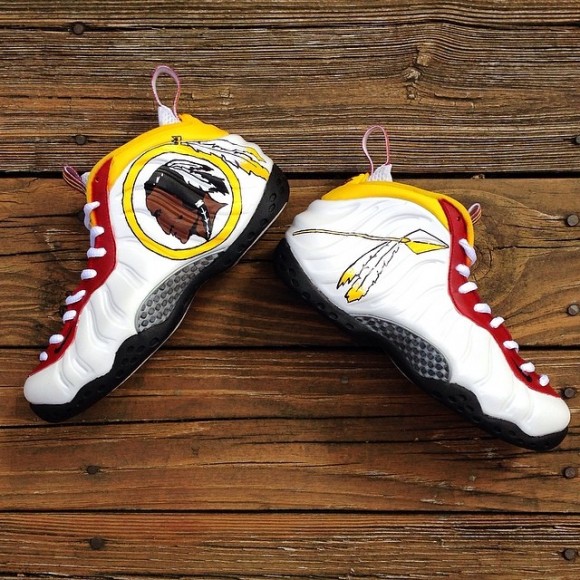 redskins converse shoes