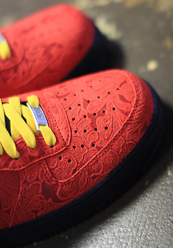 nike air force 1 low red paisley