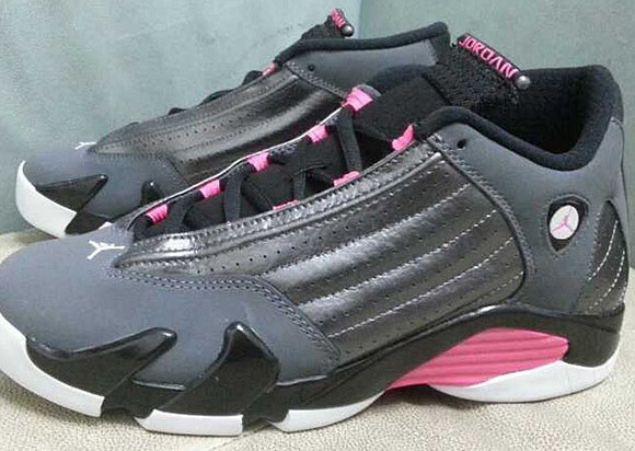 Air Jordan 14 GS - Grey/Pink