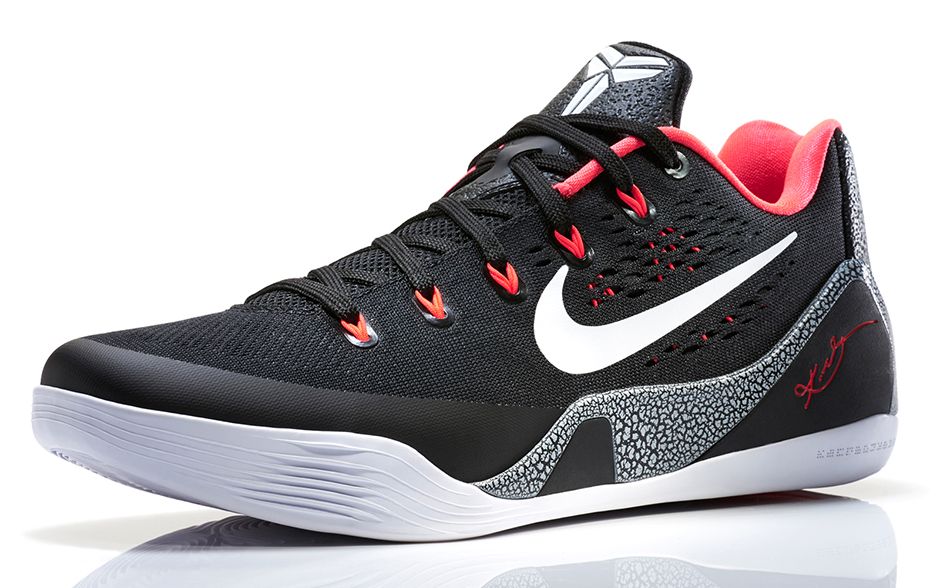 Release Reminder: Nike Kobe 9 EM 'Black/White-Laser Crimson-Wolf Grey ...