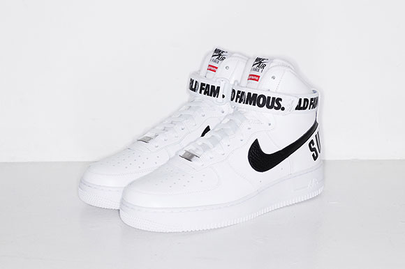 Supreme x Nike Air Force 1 High Release Info- SneakerFiles