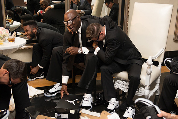 Customizer Creates Air Jordan 11s for a Wedding Ceremony