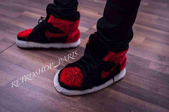 Air Jordan 1 'Bred' Slippers | SneakerFiles