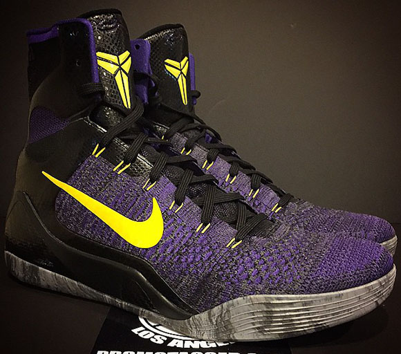 Nike Kobe 9 Elite 'Lakers Away' PE- SneakerFiles