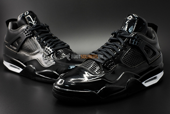 Air Jordan 11Lab4 Black Patent Leather - Another Look- SneakerFiles