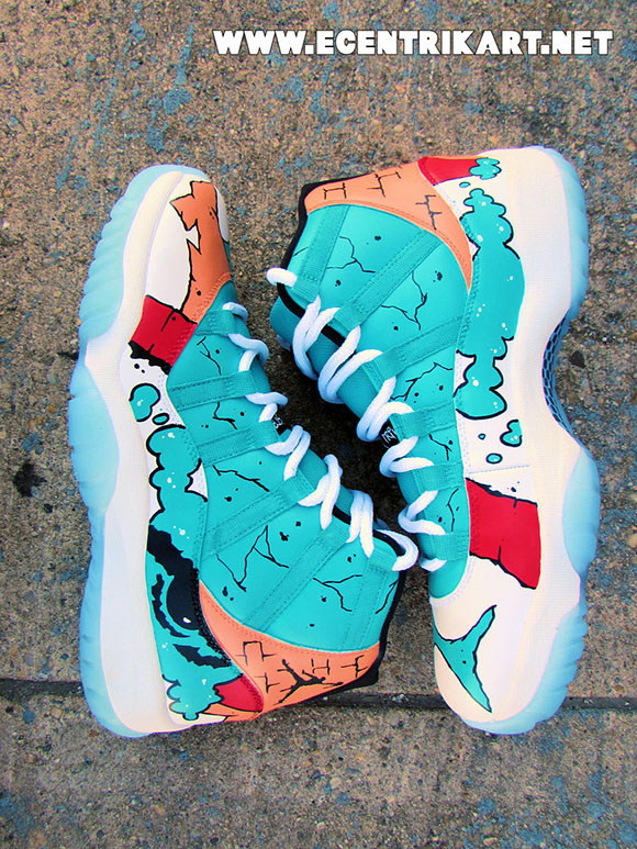 Air Jordan 11 'Street Art' Custom by Ecentrik Artistry | SneakerFiles