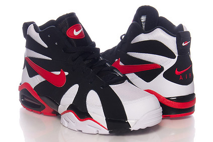 Nike Air Diamond Furry 96 White / Red - Black | SneakerFiles