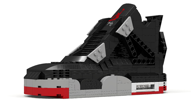 LEGO Air Jordan 4 Bred 