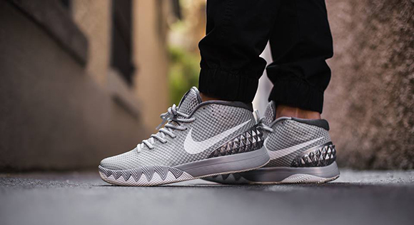 Nike Kyrie 1 Wolf Grey On Foot