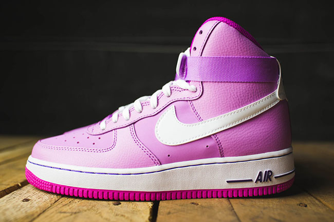 Nike Air Force 1 High GS Pink White | SneakerFiles
