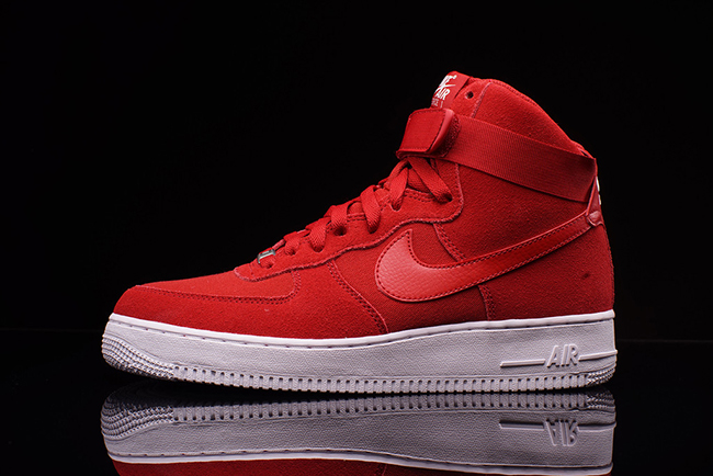 Nike Air Force 1 High Red Suede | SneakerFiles