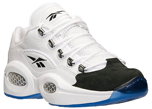 reebok question black and white