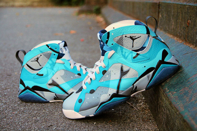 Air Jordan 7 Blue Magic 2015 Custom | SneakerFiles