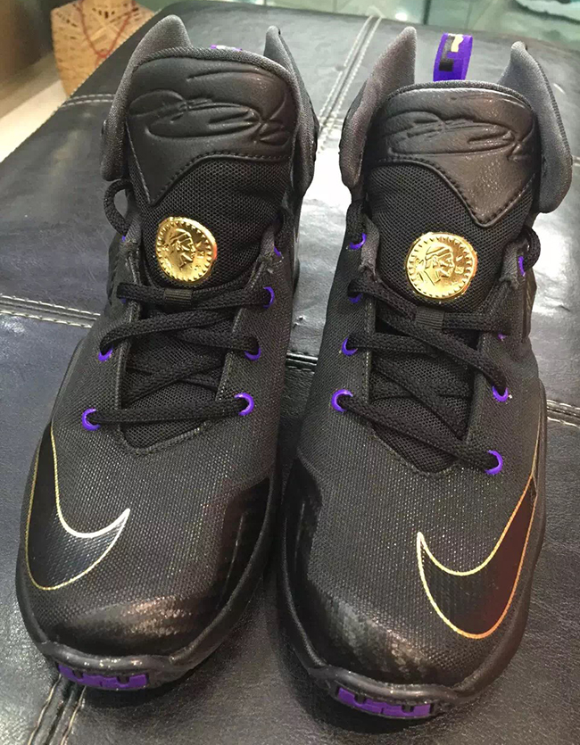 lebron 13 purple and gold