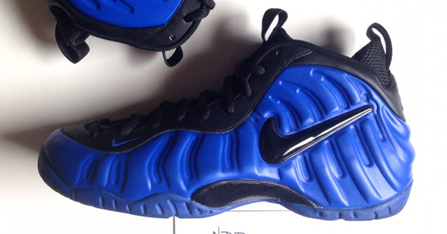 blue and black foamposites