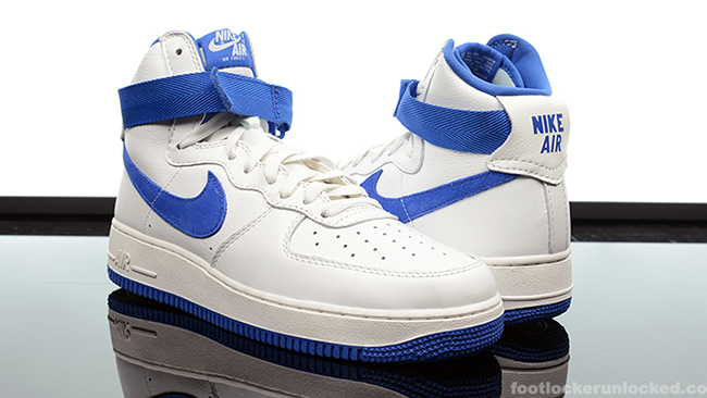 air force 1 high white and blue