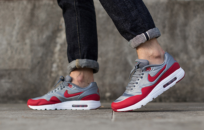 nike air max 1 ultra moire red and white