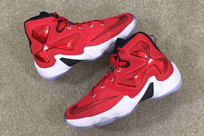 lebron red and white