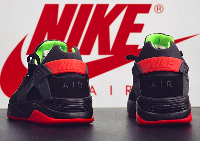 black red and green huaraches