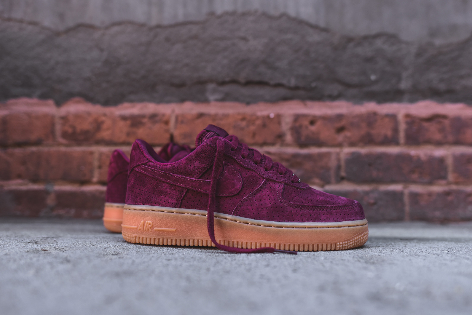 air force 1 wine red