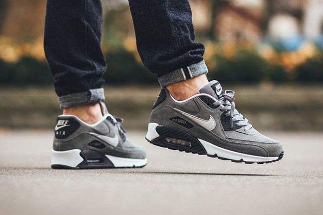 Nike Air Max 90 Leather Tumbled Grey | SneakerFiles