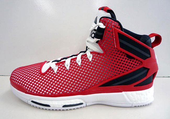 adidas D Rose 6 Bulls Red Black White | SneakerFiles