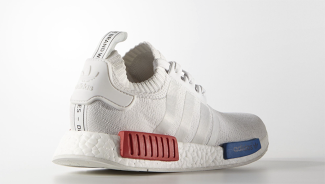 nmd r1 white red blue