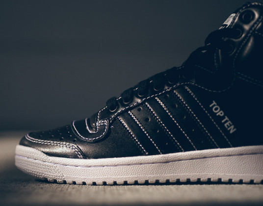 black adidas top ten