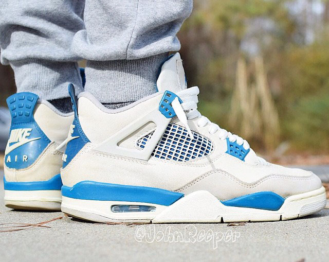 military blue 3s