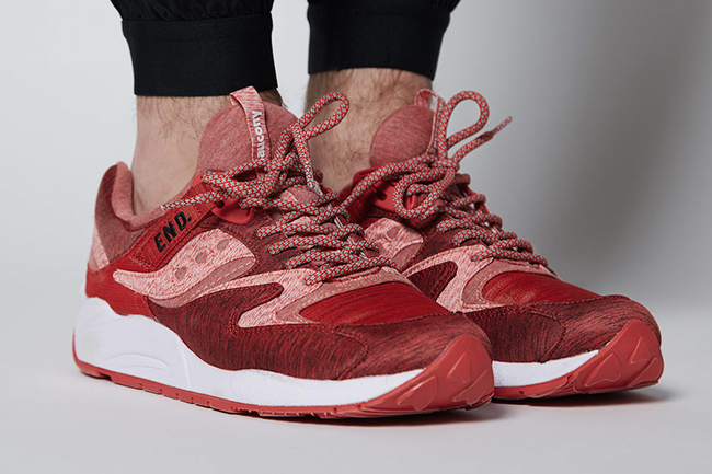 saucony grid 9000 red off white
