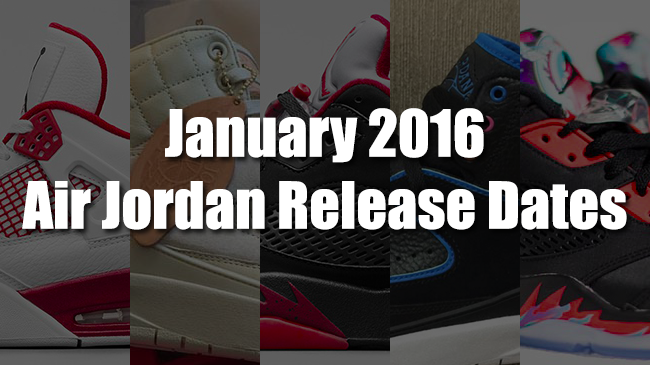 2016 jordan releases