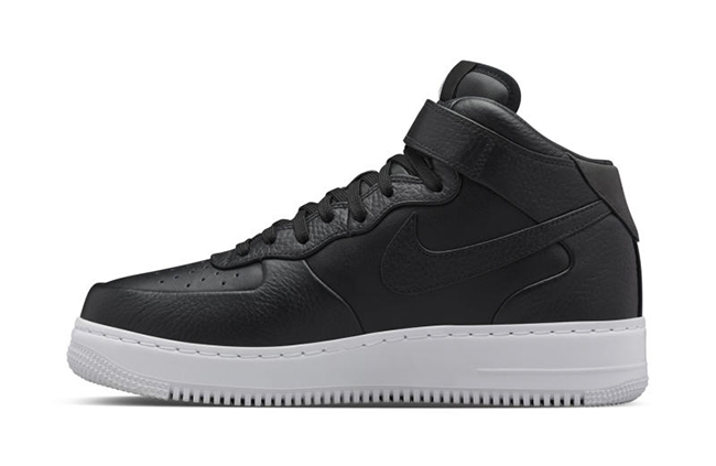 NikeLab Air Force 1 Mid CMFT Navy Black | SneakerFiles